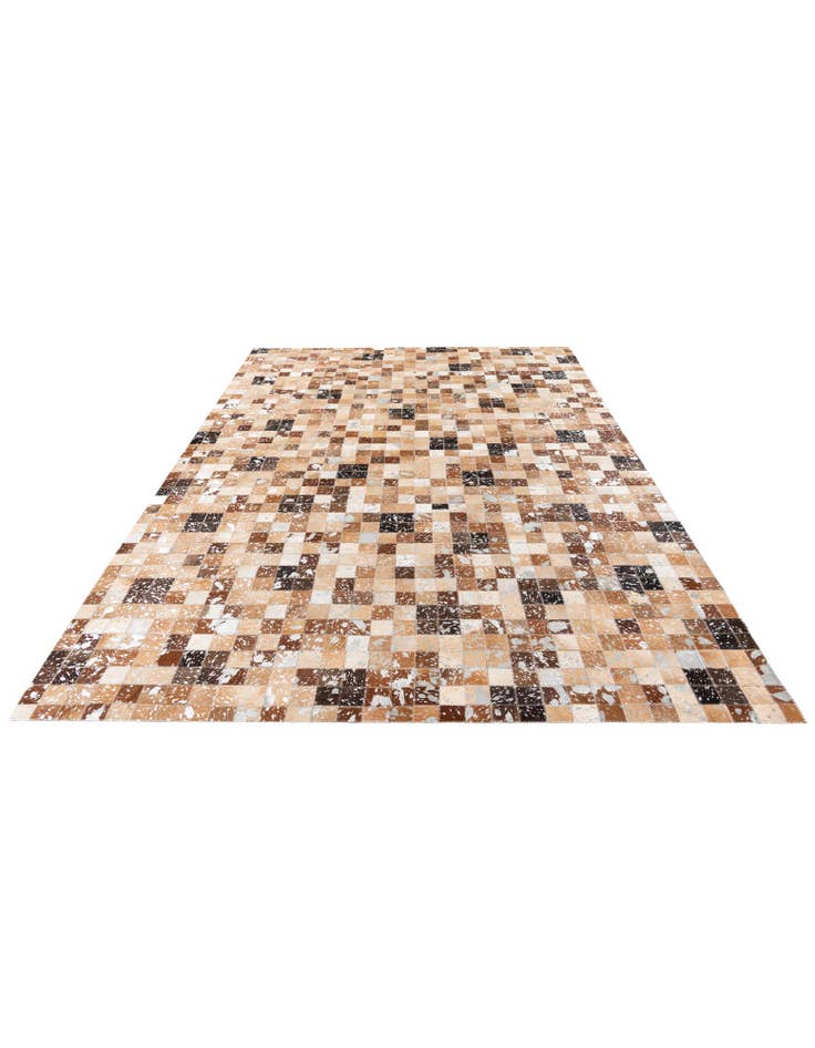 Detail image of 5' 3 x 7' 6 Cowhide Stocks Rug