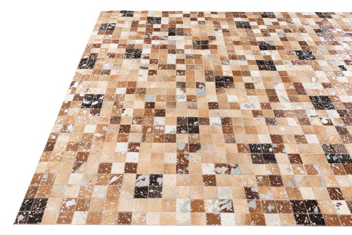 5' 3 x 7' 6 Cowhide Stocks Rug