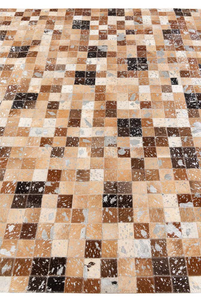 5' 3 x 7' 6 Cowhide Stocks Rug