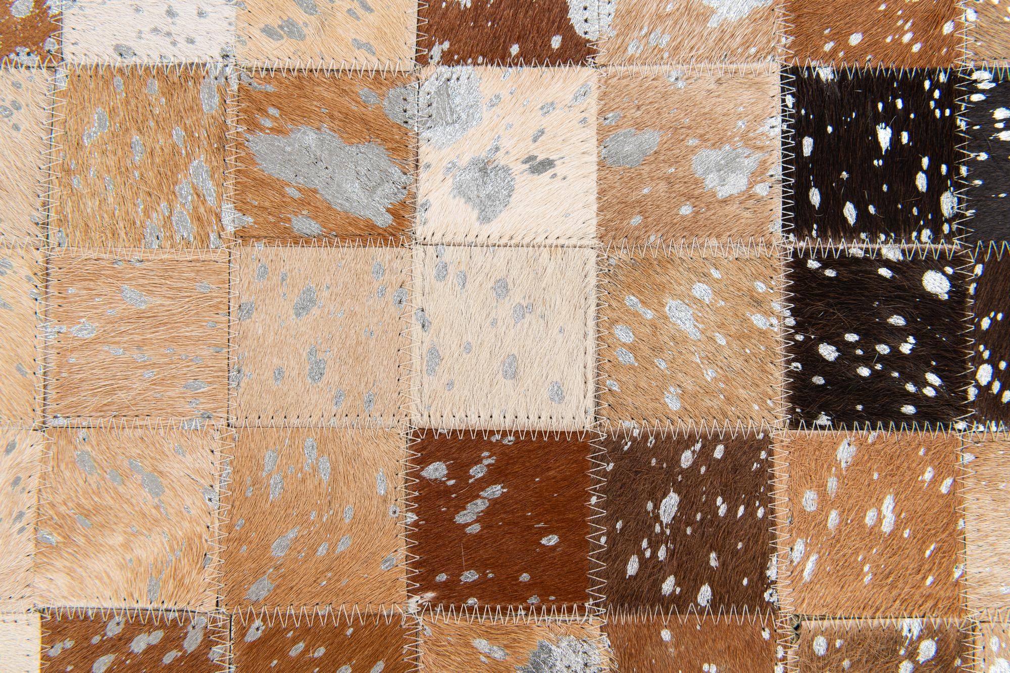 5' 3 x 7' 6 Cowhide Stocks Rug