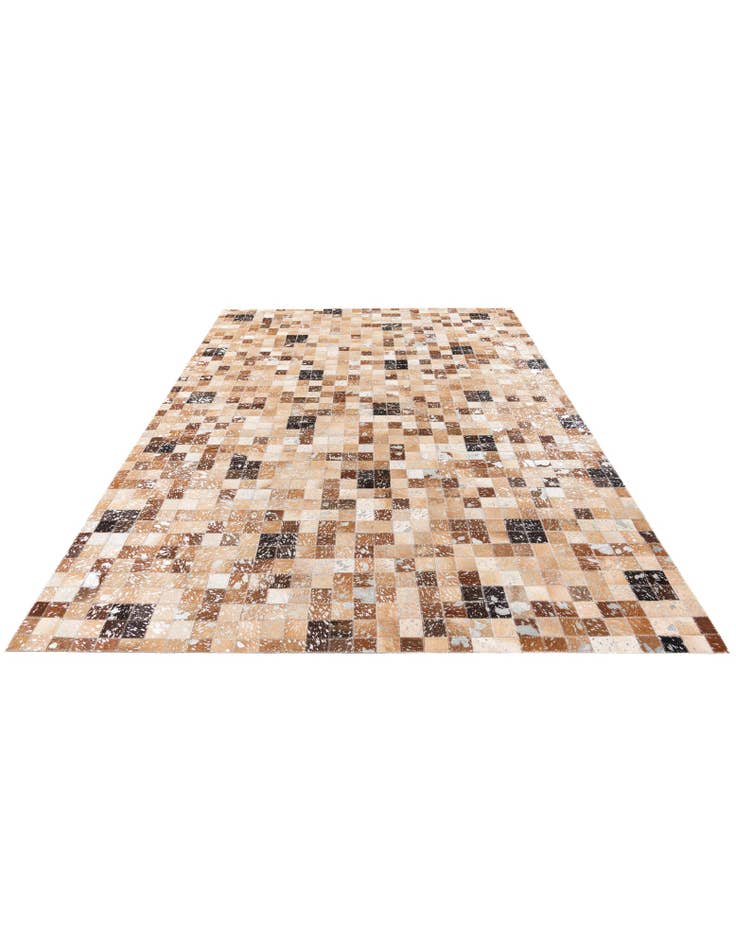 Detail image of 5' 2 x 7' 6 Cowhide Stocks Rug