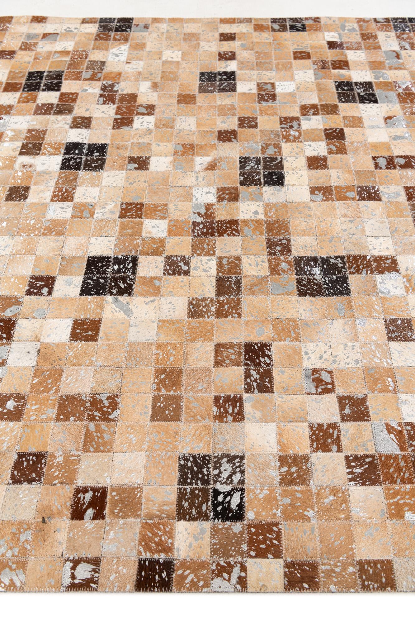 5' 2 x 7' 6 Cowhide Stocks Rug