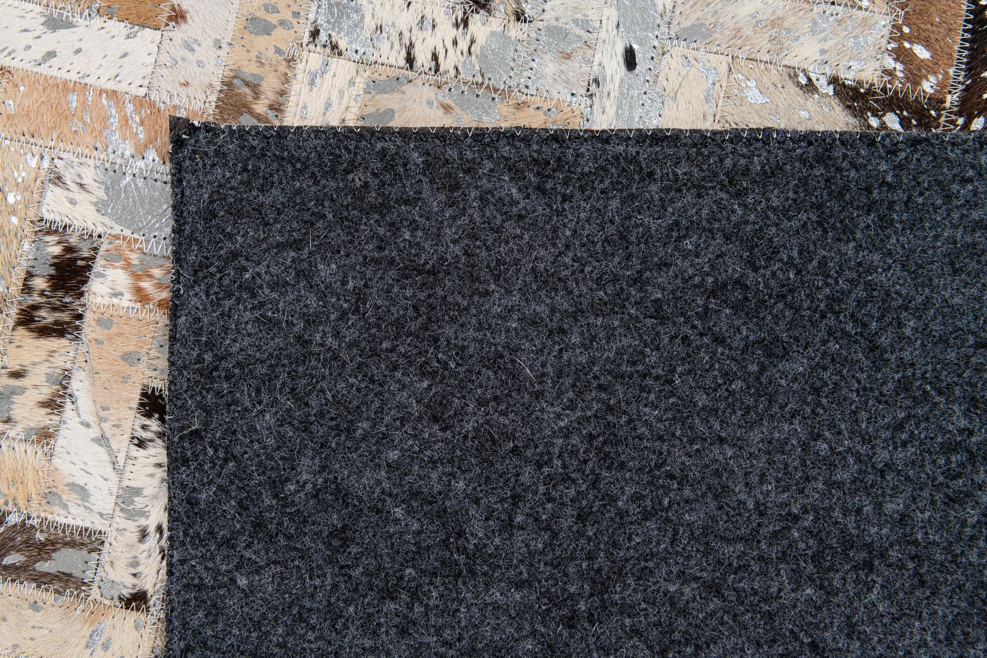 5' 3 x 7' 8 Cowhide Stocks Rug