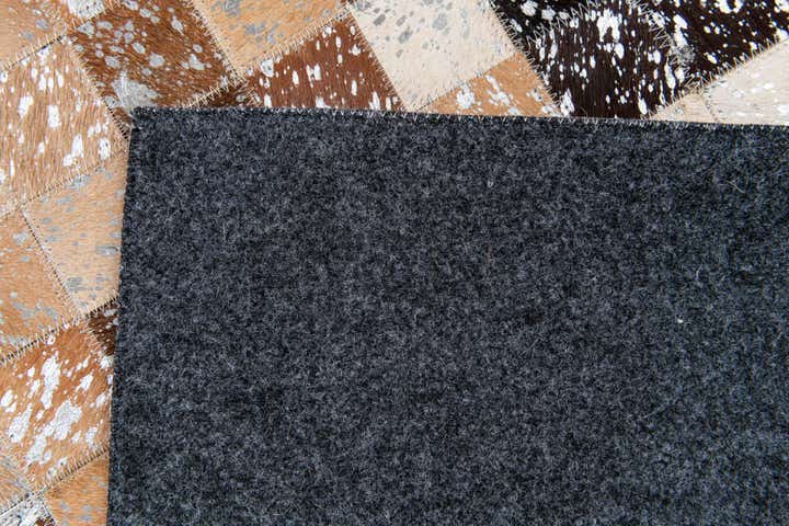 5' 3 x 7' 7 Cowhide Stocks Rug