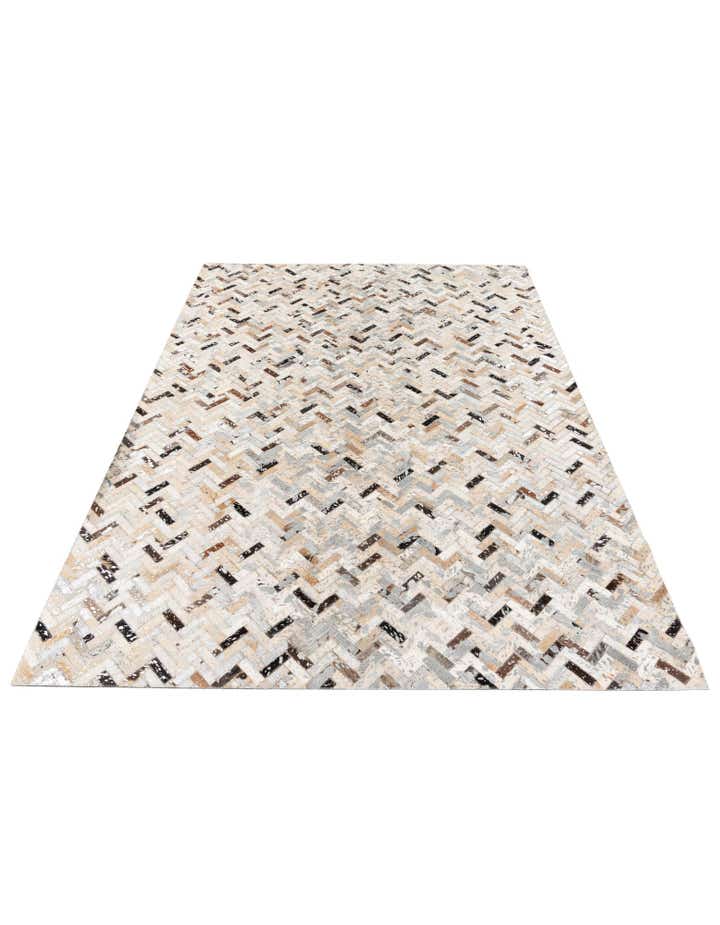 5' 4 x 7' 4 Cowhide Stocks Rug