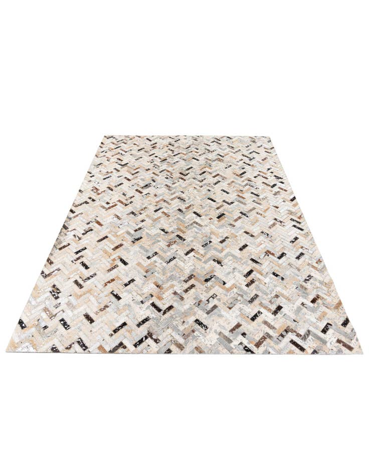 Detail image of 5' 4 x 7' 4 Cowhide Stocks Rug