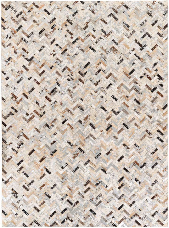 5' 4 x 7' 4 Cowhide Stocks Rug