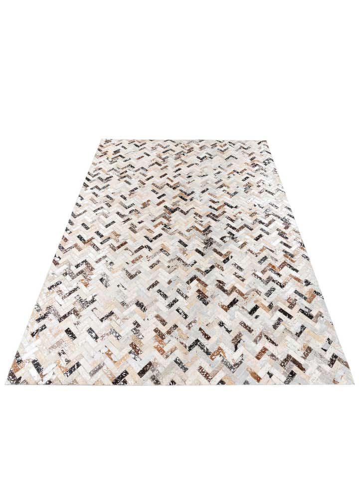 5' 3 x 7' 3 Cowhide Stocks Rug