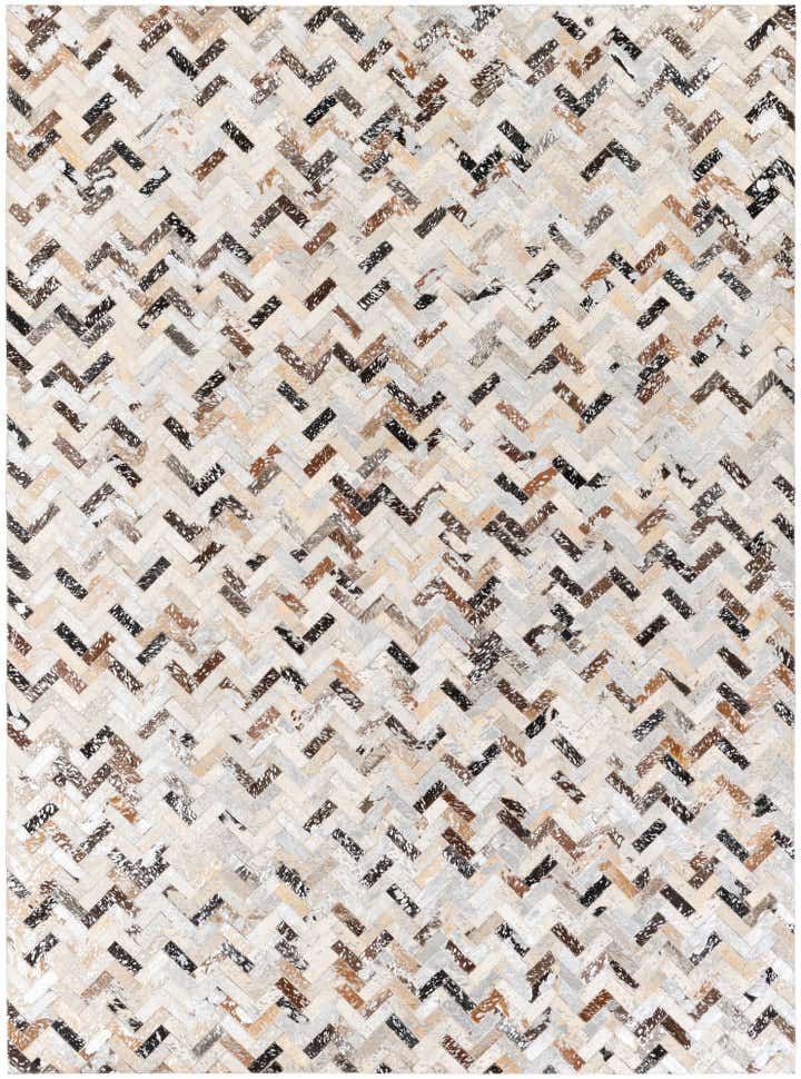 5' 3 x 7' 3 Cowhide Stocks Rug