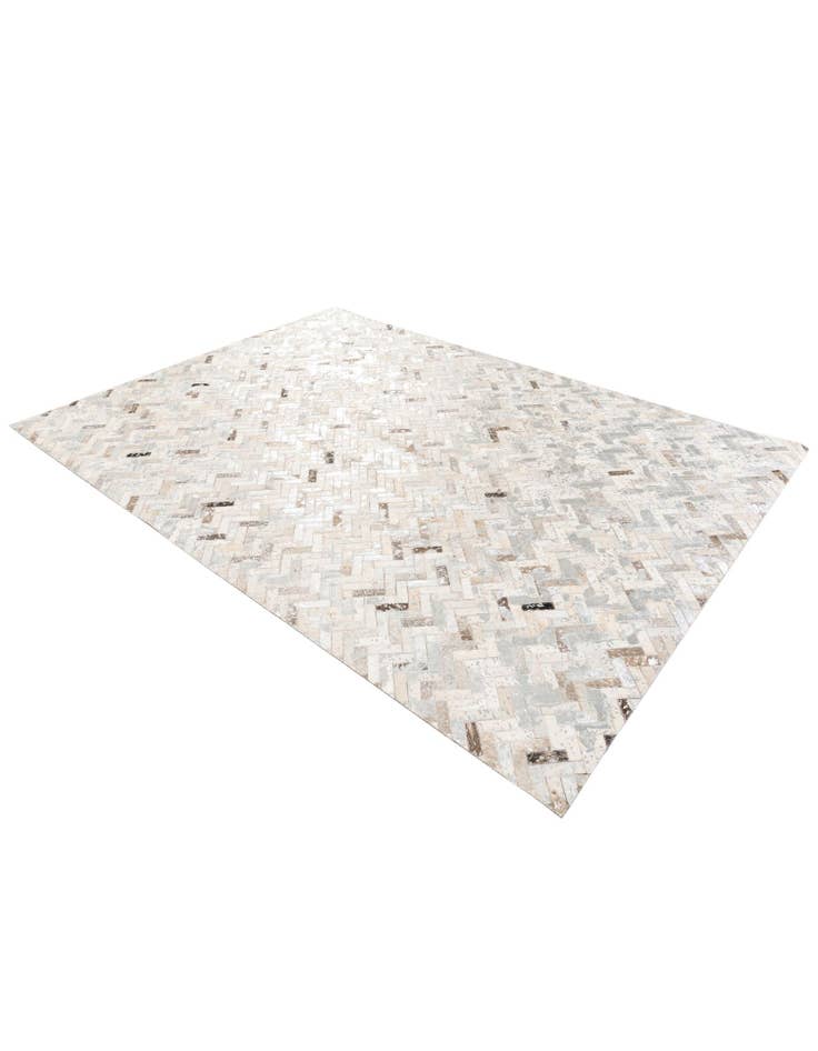 Detail image of 5' 5 x 7' 6 Cowhide Stocks Rug