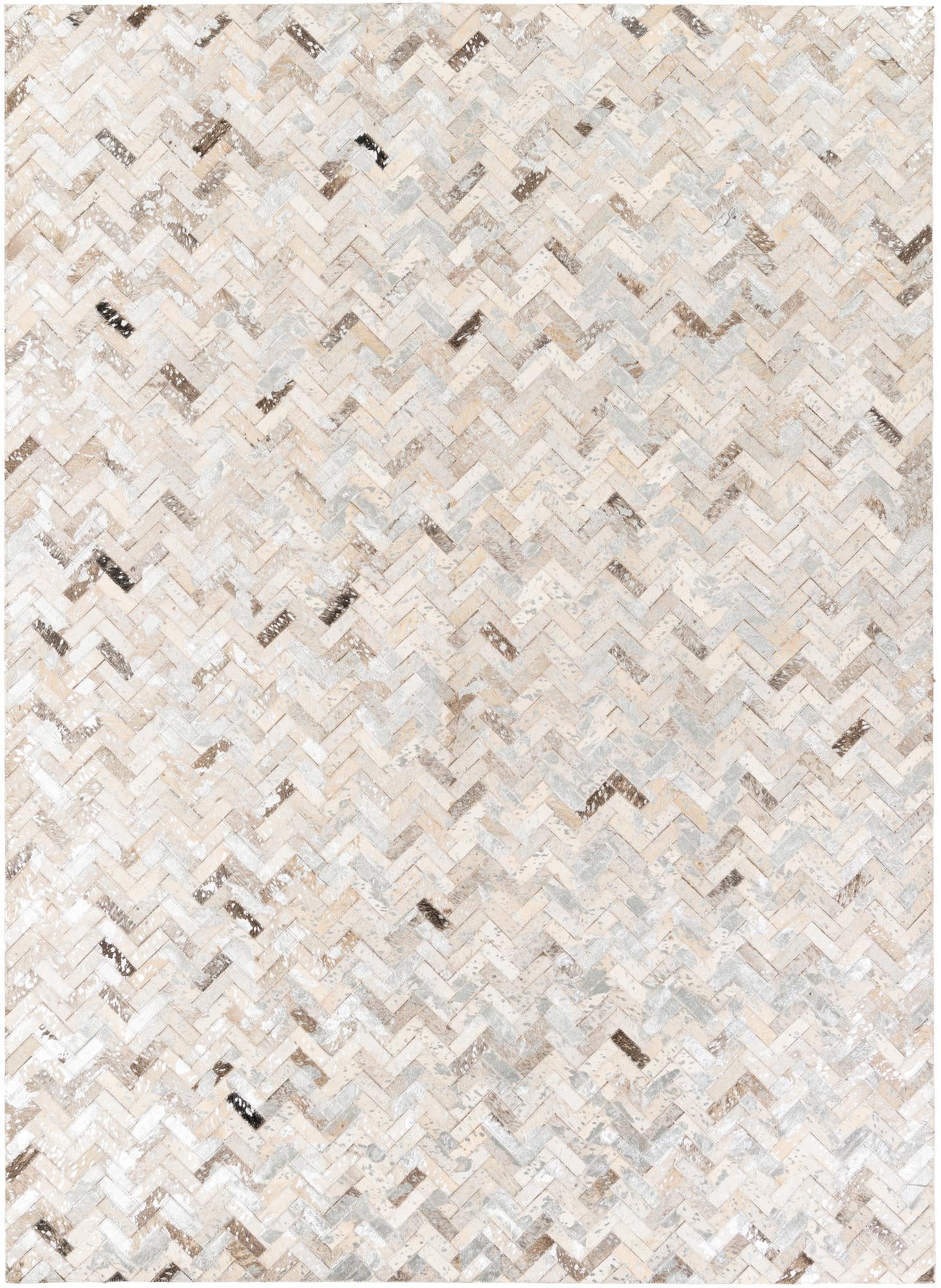 5' 5 x 7' 6 Cowhide Stocks Rug
