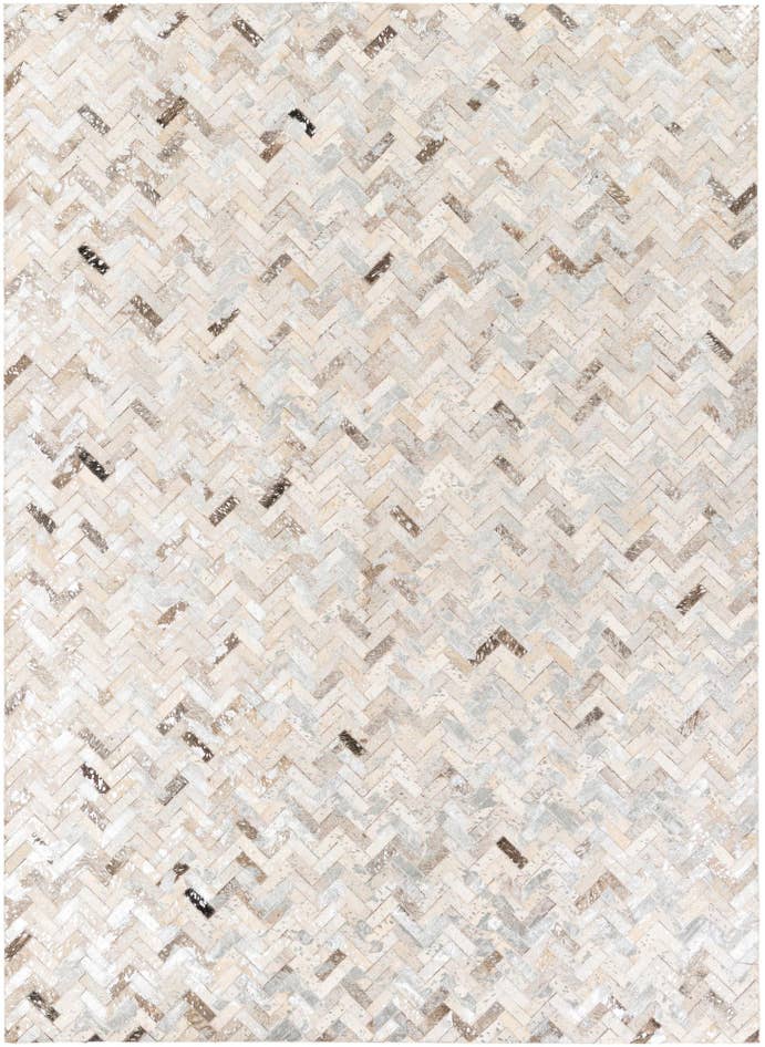 Detail image of 5' 5 x 7' 6 Cowhide Stocks Rug