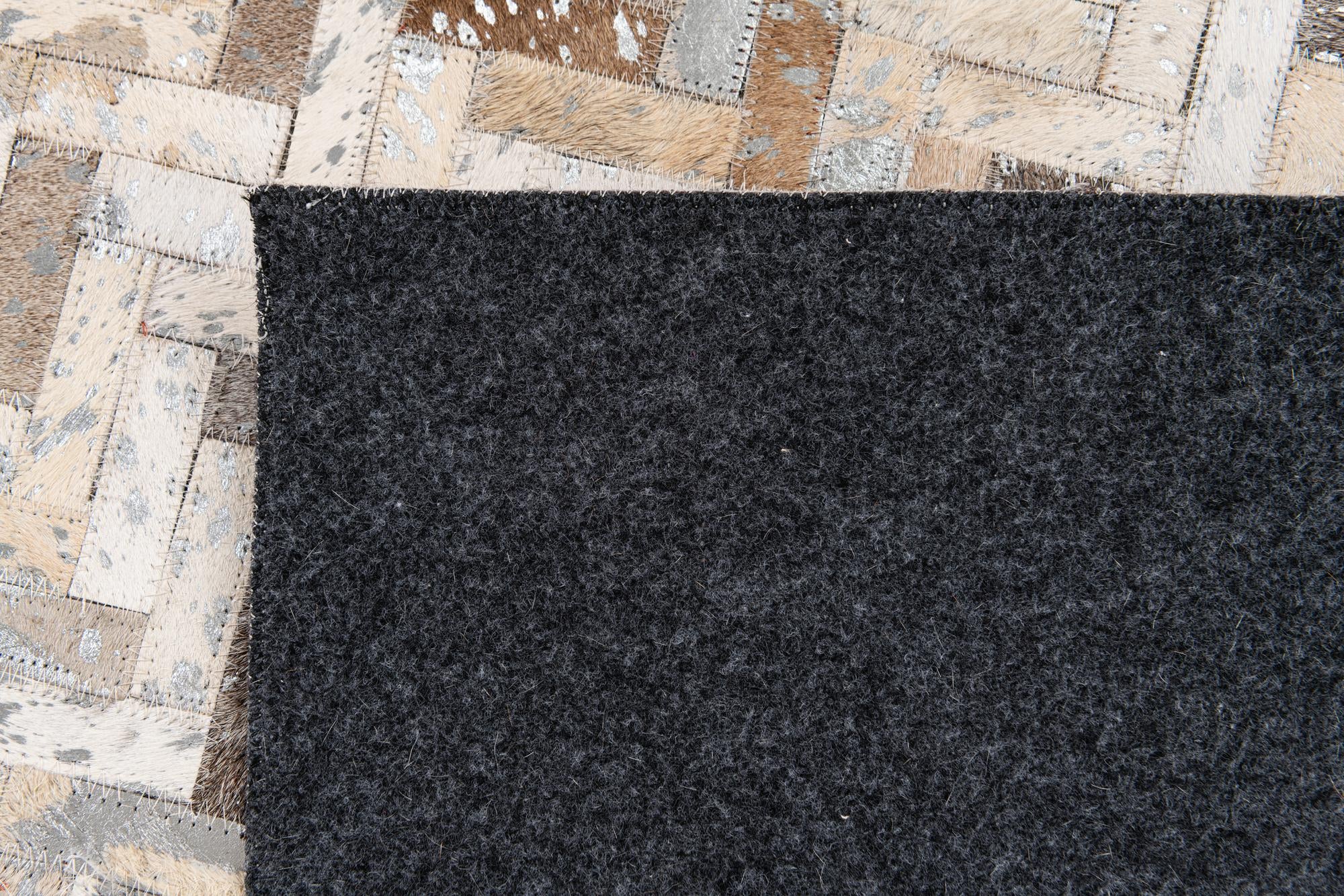 5' 2 x 7' 5 Cowhide Stocks Rug