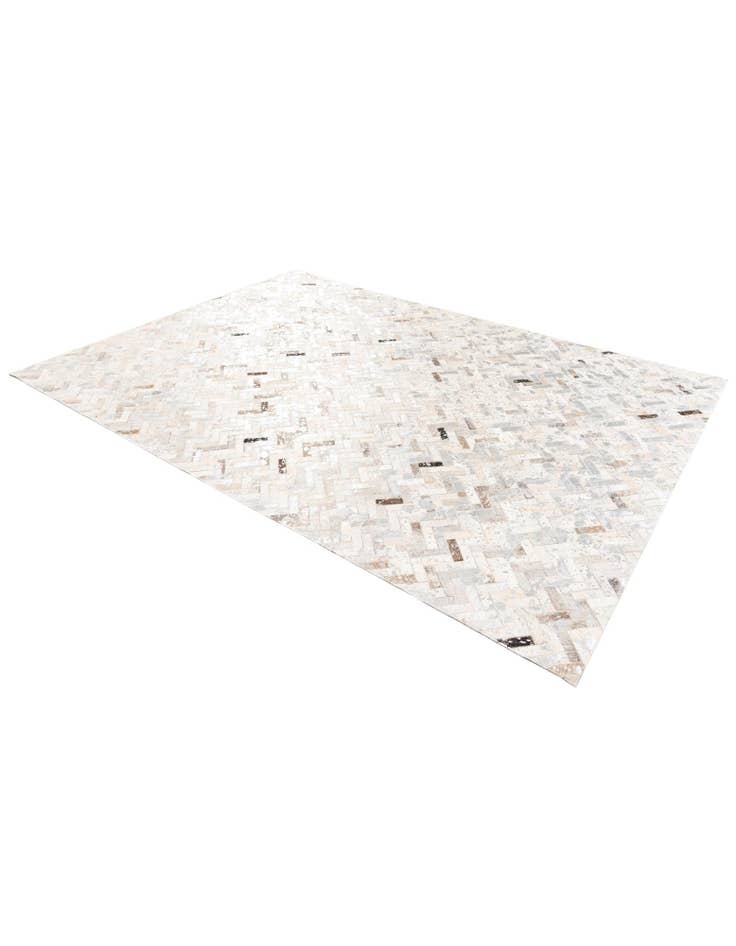 Detail image of 5' 4 x 7' 7 Cowhide Stocks Rug