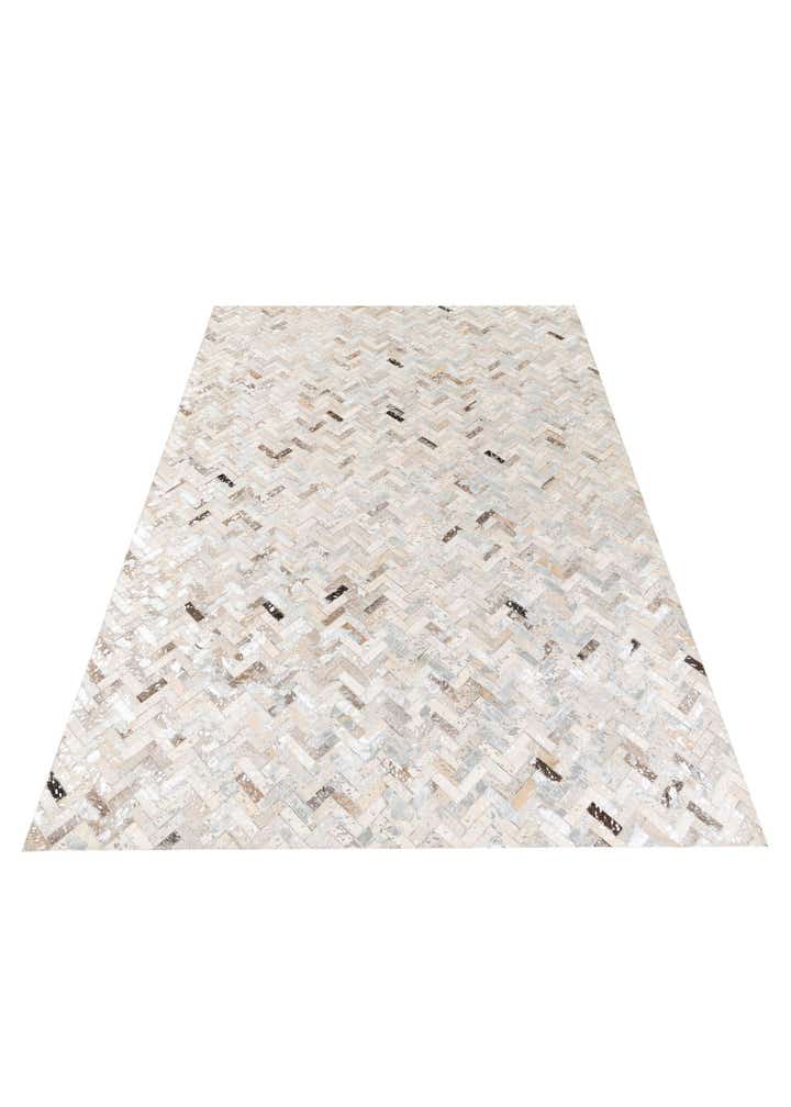 5' 4 x 7' 7 Cowhide Stocks Rug