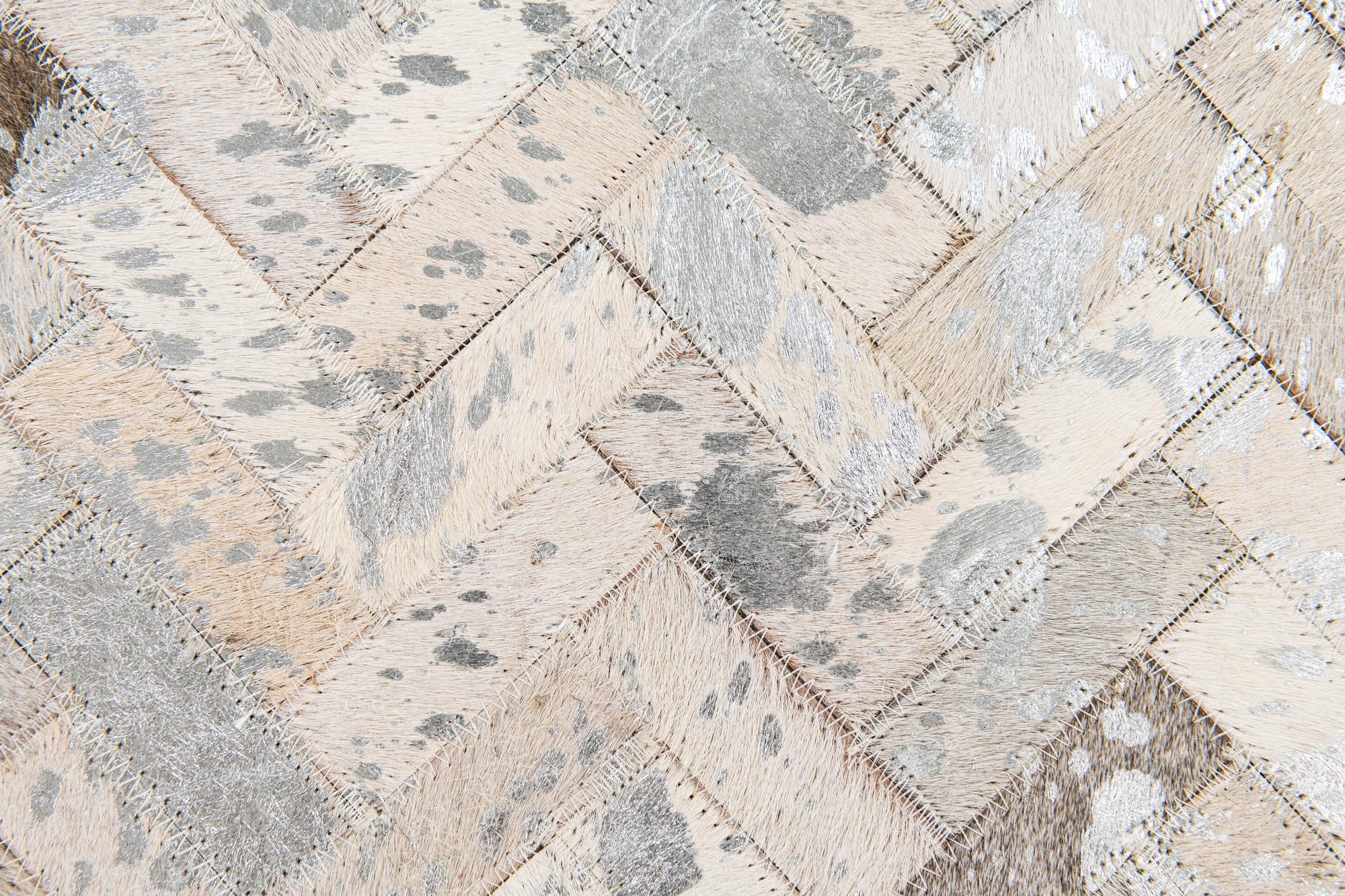 5' 4 x 7' 7 Cowhide Stocks Rug