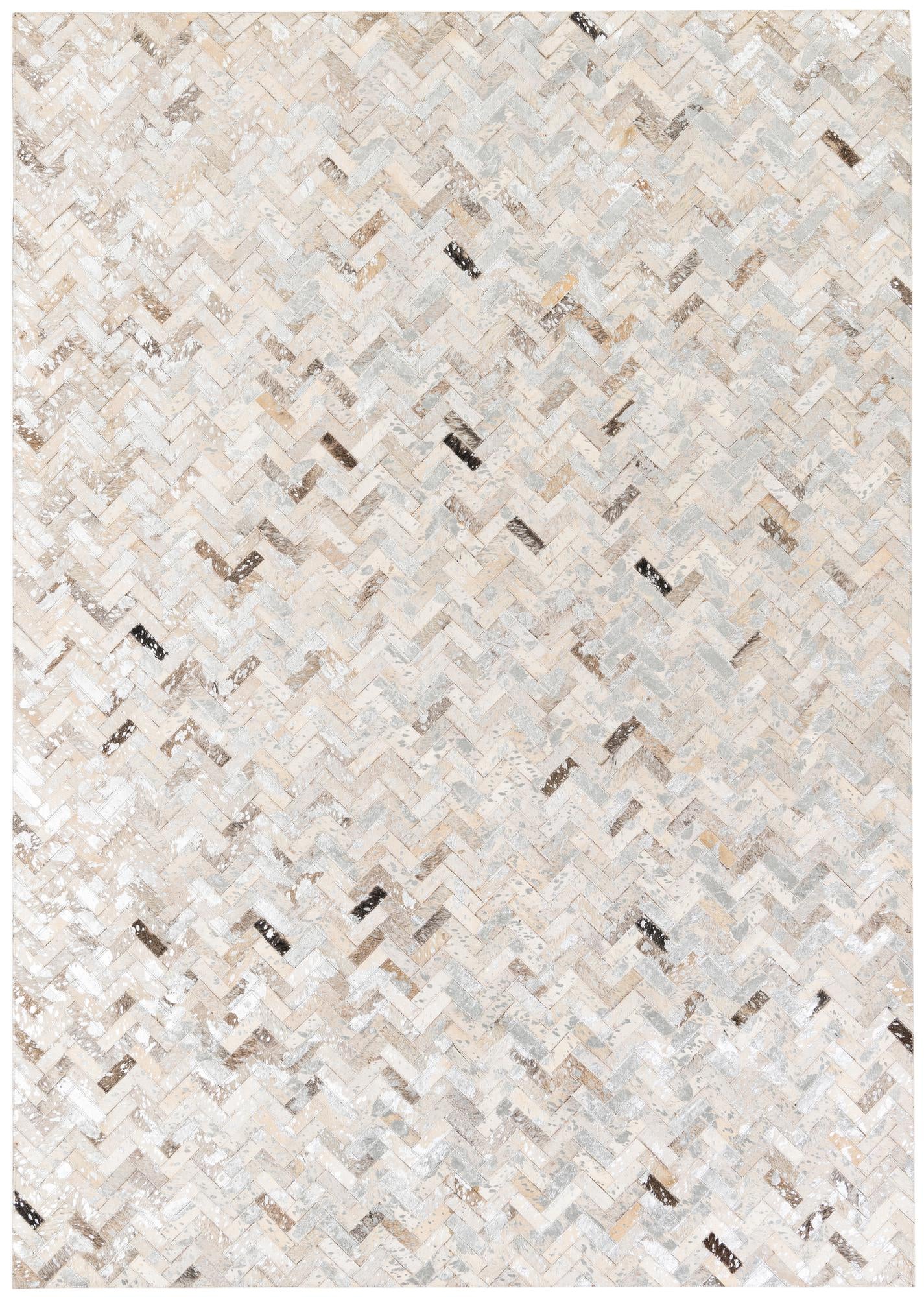 5' 4 x 7' 7 Cowhide Stocks Rug