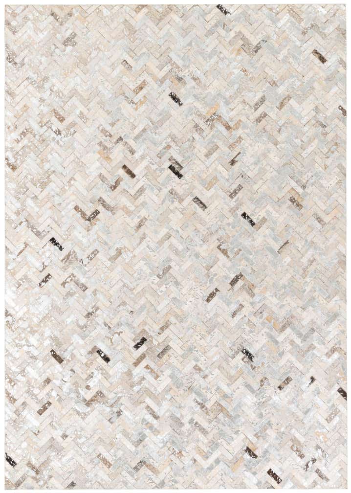 5' 4 x 7' 7 Cowhide Stocks Rug