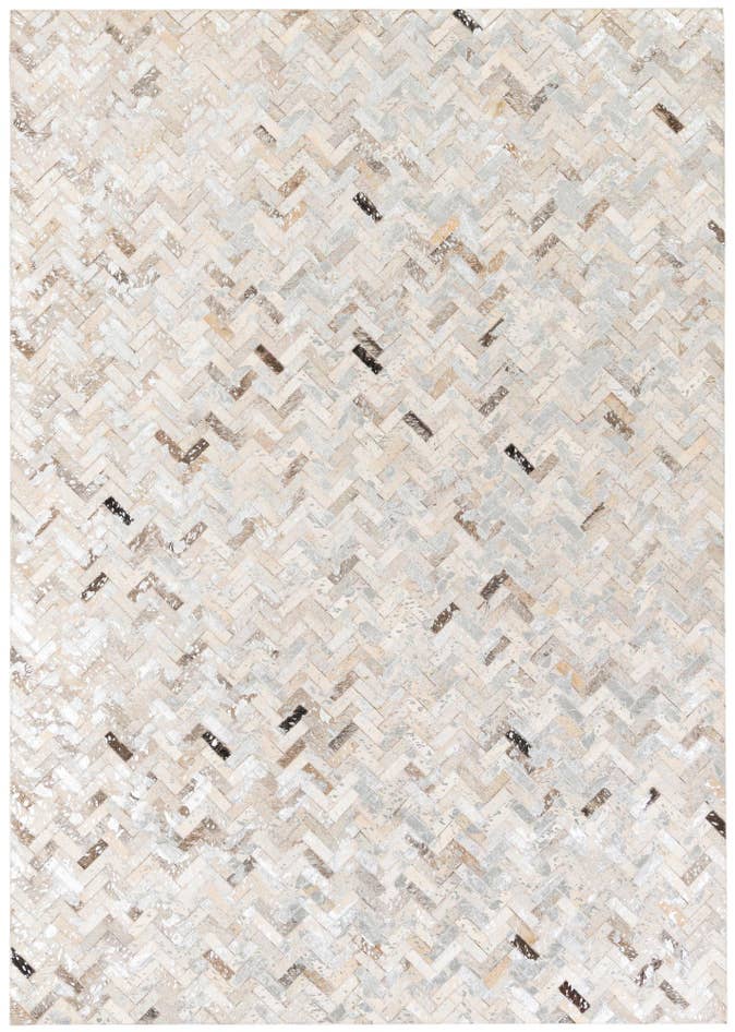 Detail image of 5' 4 x 7' 7 Cowhide Stocks Rug