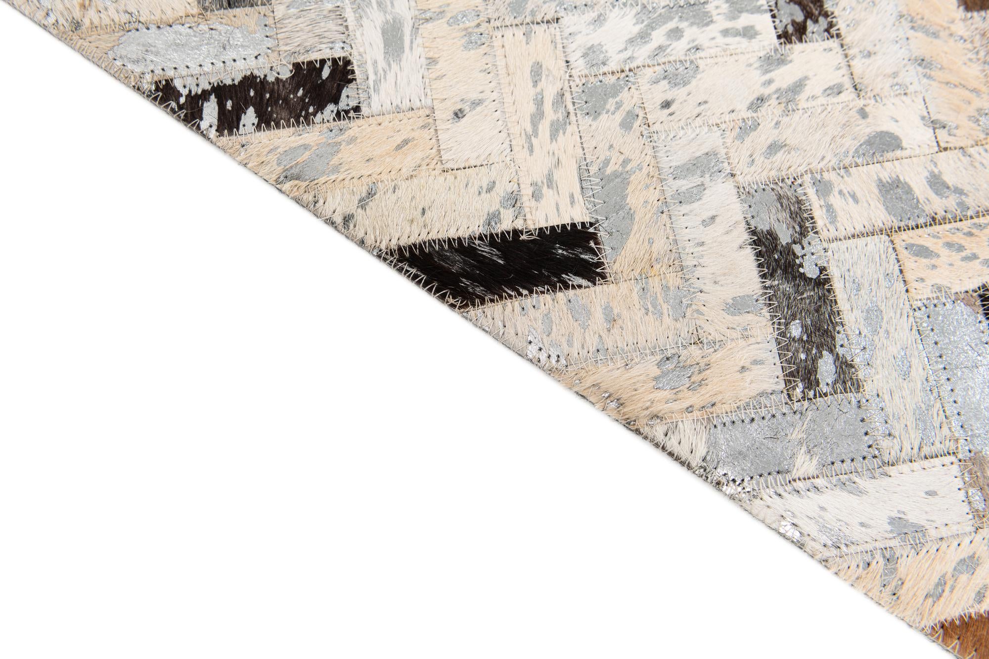 5' 4 x 7' 6 Cowhide Stocks Rug