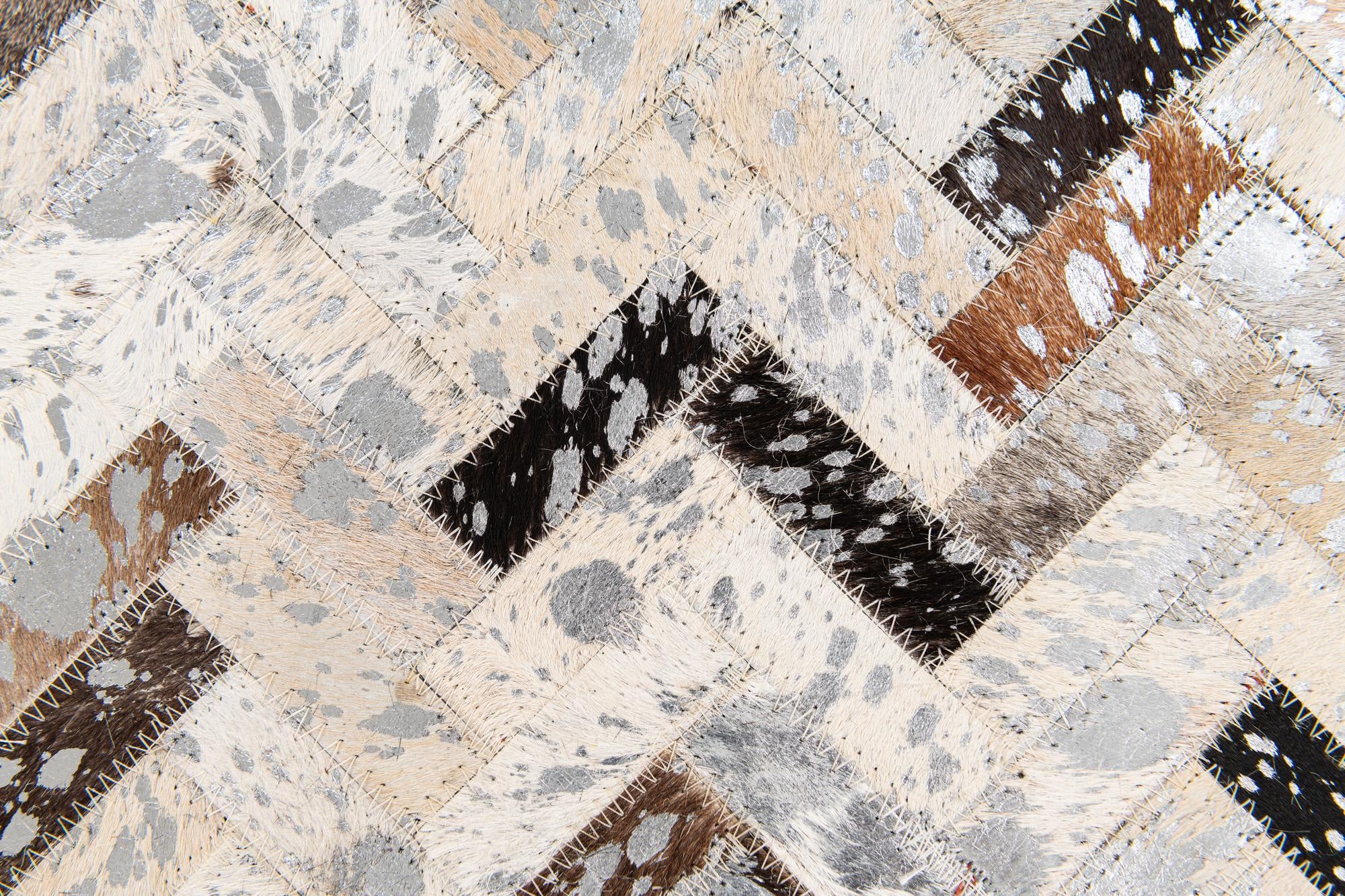 5' 4 x 7' 6 Cowhide Stocks Rug