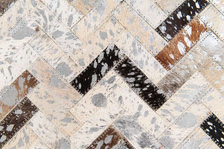 5' 4 x 7' 6 Cowhide Stocks Rug