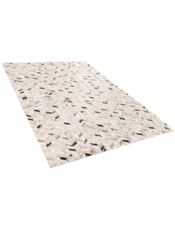 Detail image of 5' 4 x 7' 7 Cowhide Stocks Rug