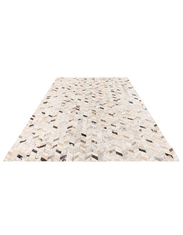 Detail image of 5' 4 x 7' 7 Cowhide Stocks Rug