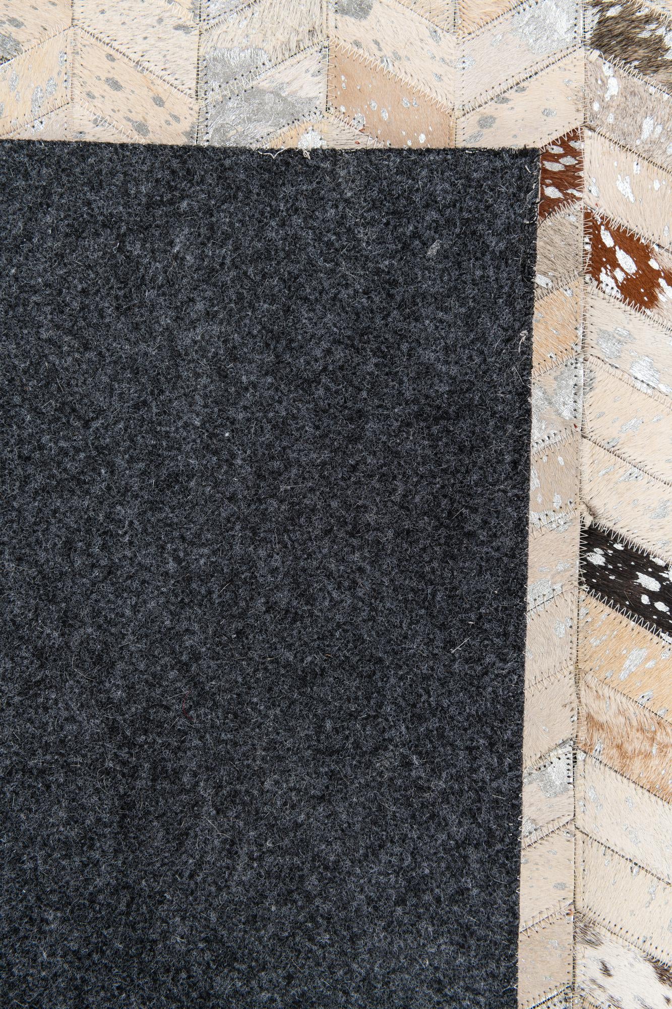 5' 4 x 7' 7 Cowhide Stocks Rug