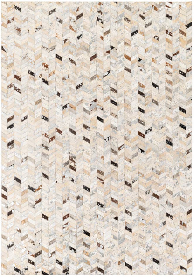 Detail image of 5' 4 x 7' 7 Cowhide Stocks Rug