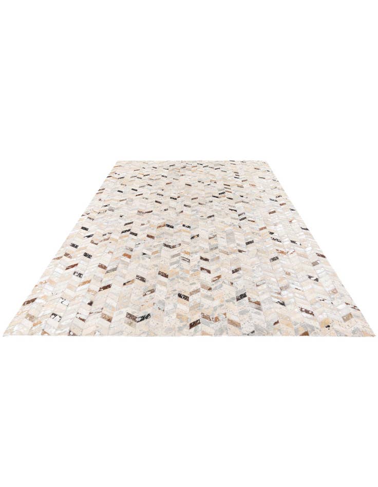 Detail image of 5' 4 x 7' 8 Cowhide Stocks Rug