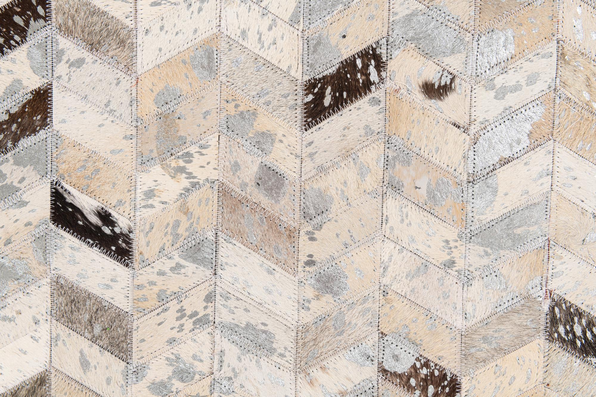5' 4 x 7' 8 Cowhide Stocks Rug