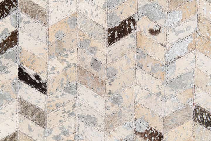 5' 4 x 7' 8 Cowhide Stocks Rug