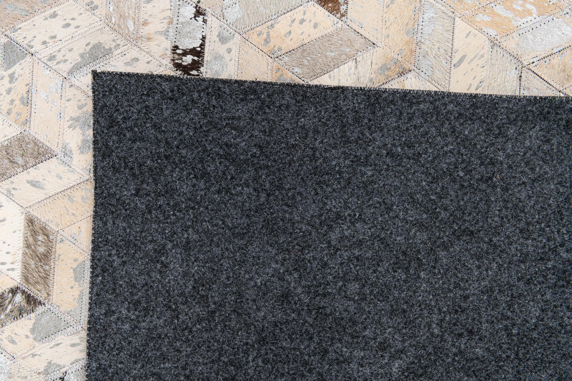 5' 4 x 7' 8 Cowhide Stocks Rug