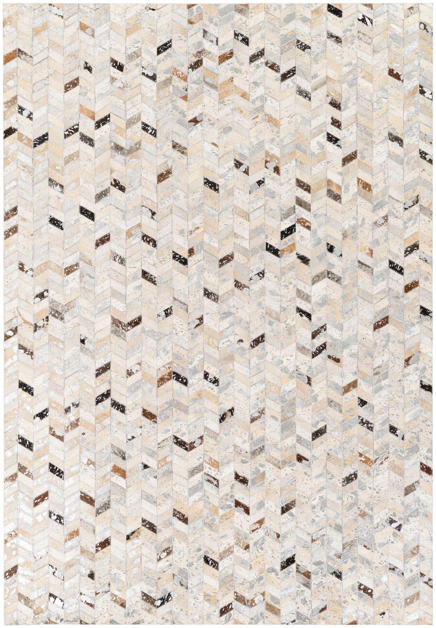 5' 4 x 7' 8 Cowhide Stocks Rug