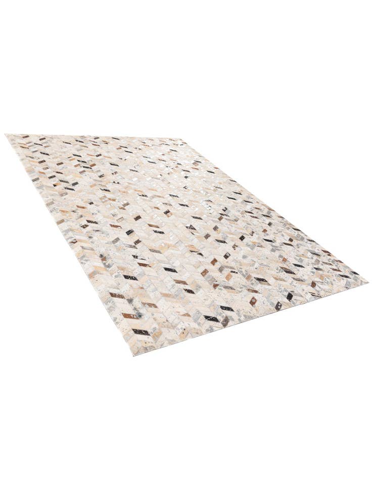 Detail image of 5' 4 x 7' 7 Cowhide Stocks Rug