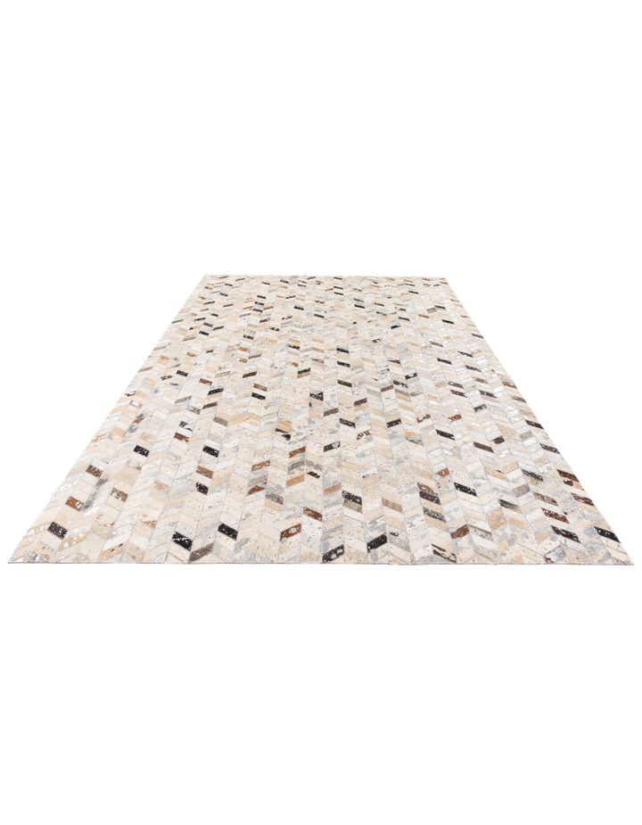 5' 4 x 7' 7 Cowhide Stocks Rug