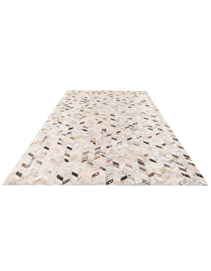 Detail image of 5' 4 x 7' 7 Cowhide Stocks Rug