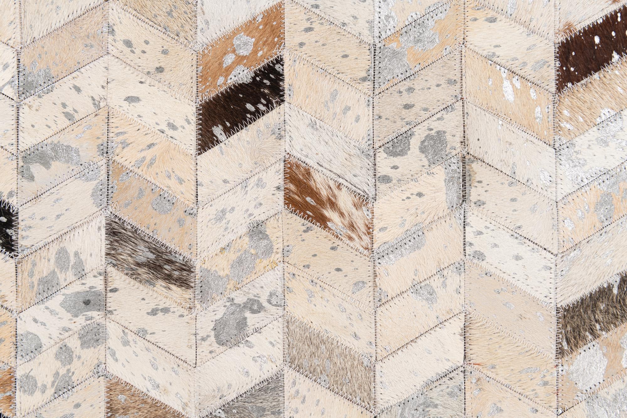 5' 4 x 7' 7 Cowhide Stocks Rug