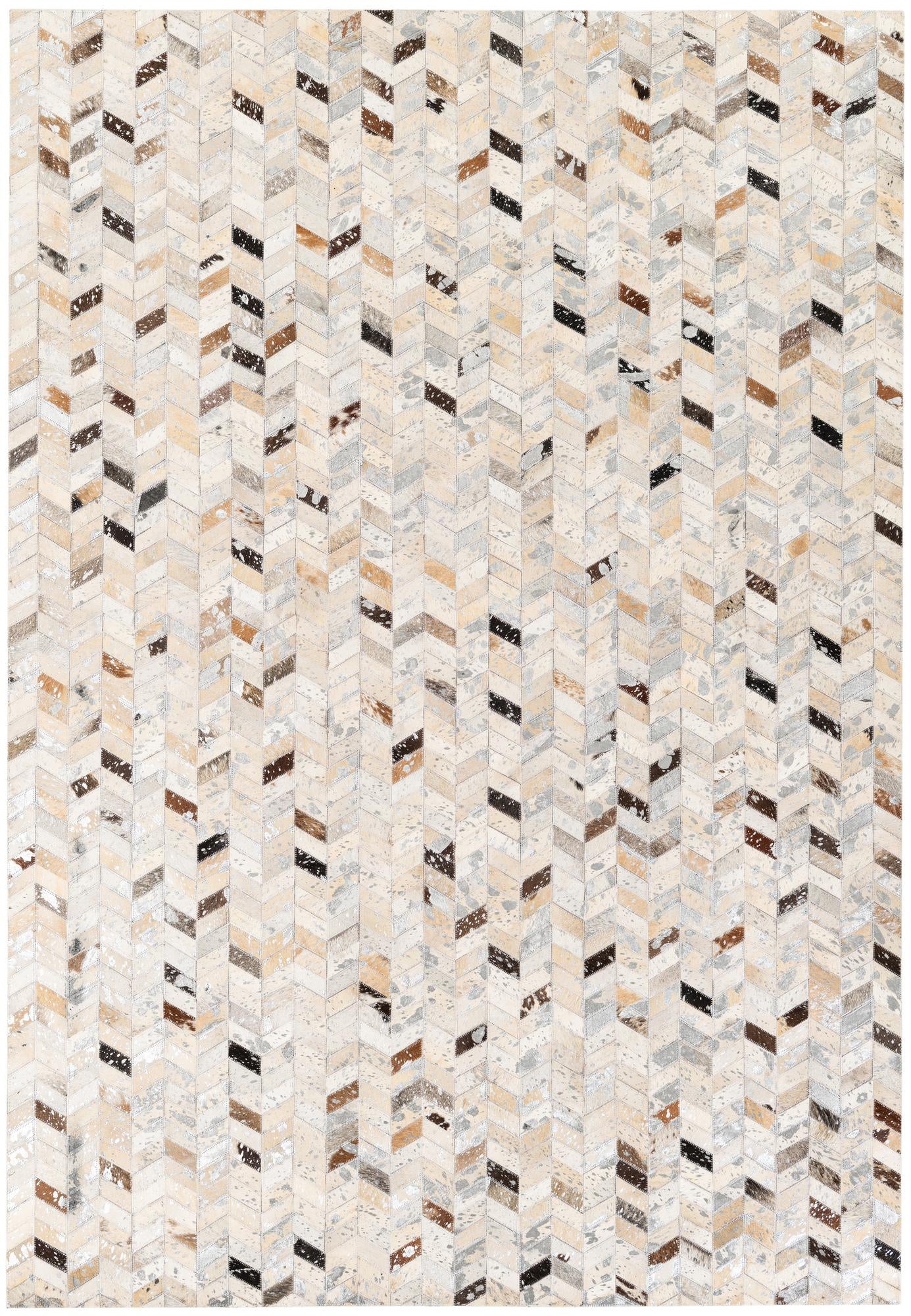 5' 4 x 7' 7 Cowhide Stocks Rug