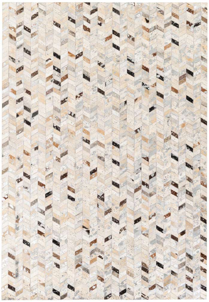 5' 4 x 7' 7 Cowhide Stocks Rug