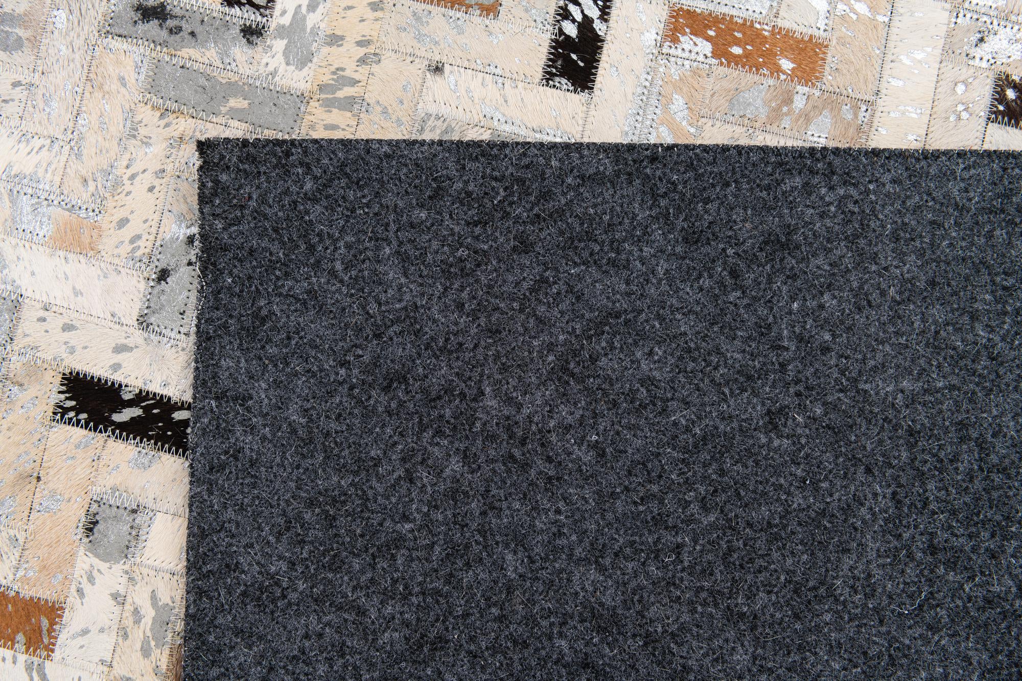 5' 4 x 7' 7 Cowhide Stocks Rug