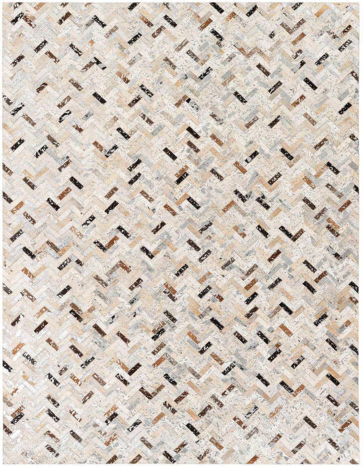 Detail image of 5' 4 x 7' 7 Cowhide Stocks Rug
