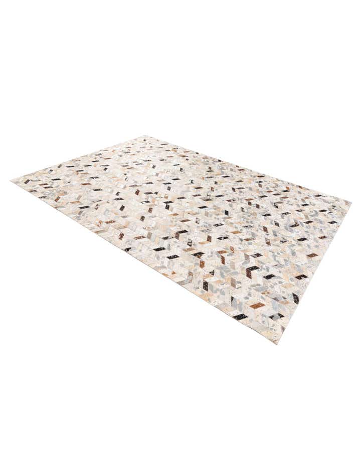 5' 4 x 7' 7 Cowhide Stocks Rug