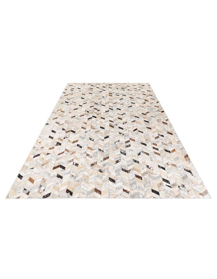 Detail image of 5' 4 x 7' 7 Cowhide Stocks Rug