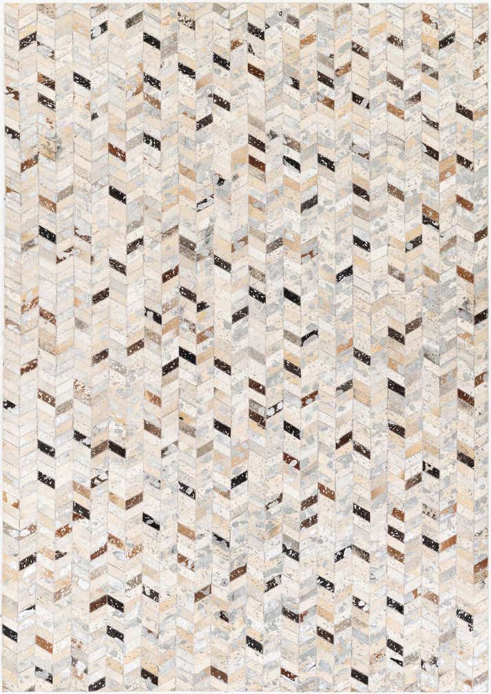 5' 4 x 7' 7 Cowhide Stocks Rug