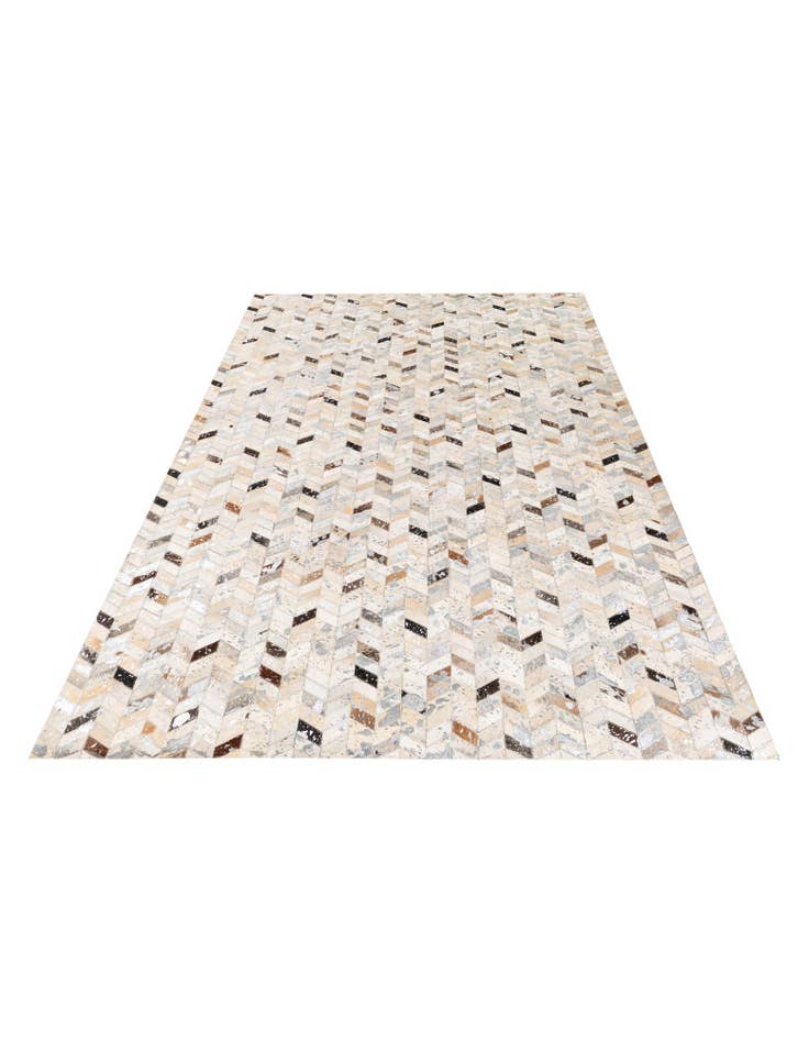 Detail image of 5' 4 x 7' 7 Cowhide Stocks Rug