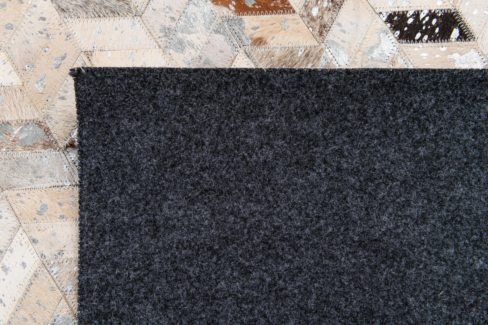 5' 4 x 7' 7 Cowhide Stocks Rug