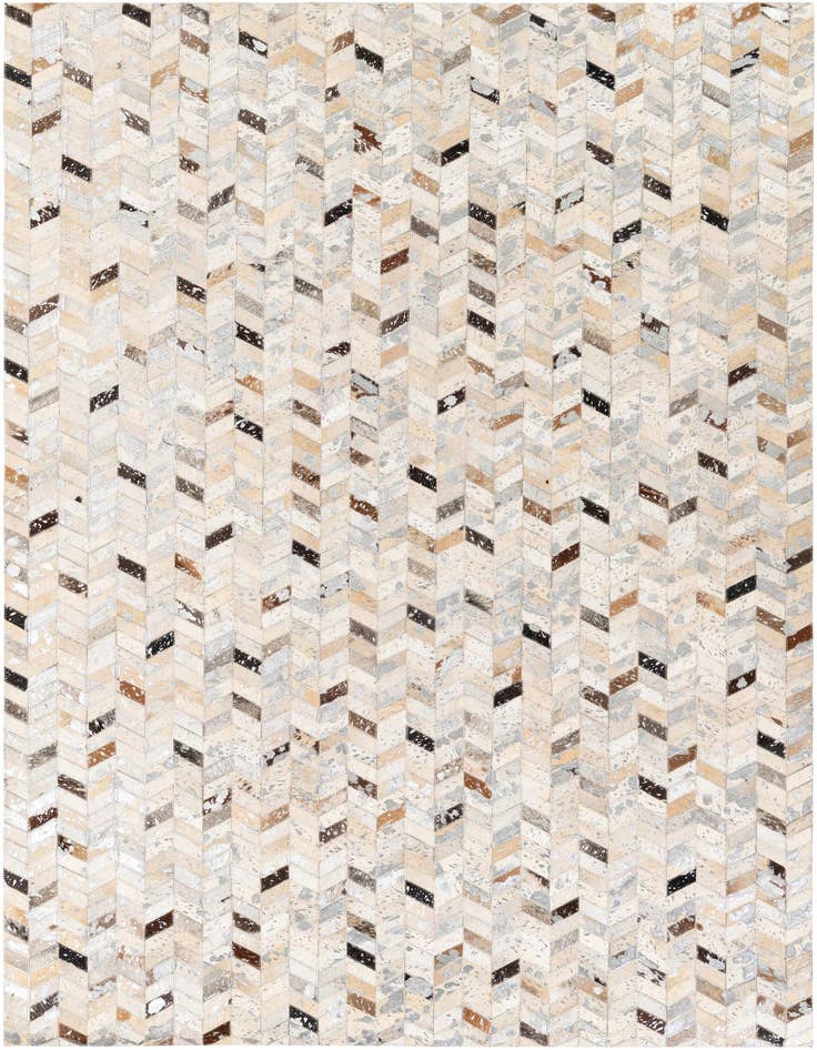 Detail image of 5' 4 x 7' 7 Cowhide Stocks Rug