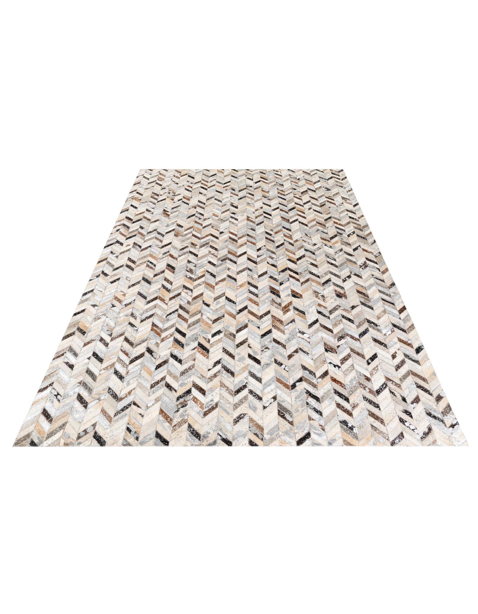 5' 3 x 7' 6 Cowhide Stocks Rug